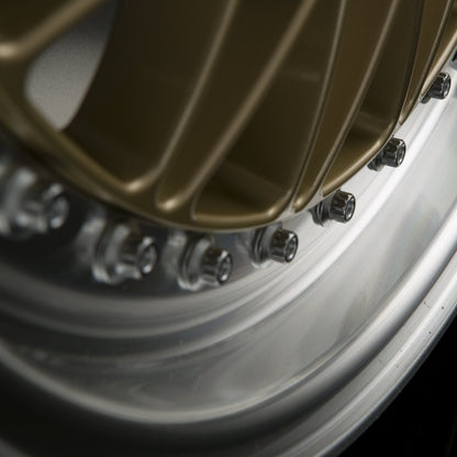BBS Super RS Radstern Gold-Felgenbett Diamantgedreht 8.5x20 Zoll ET45 LK 5x112 ML82 – Bild 3