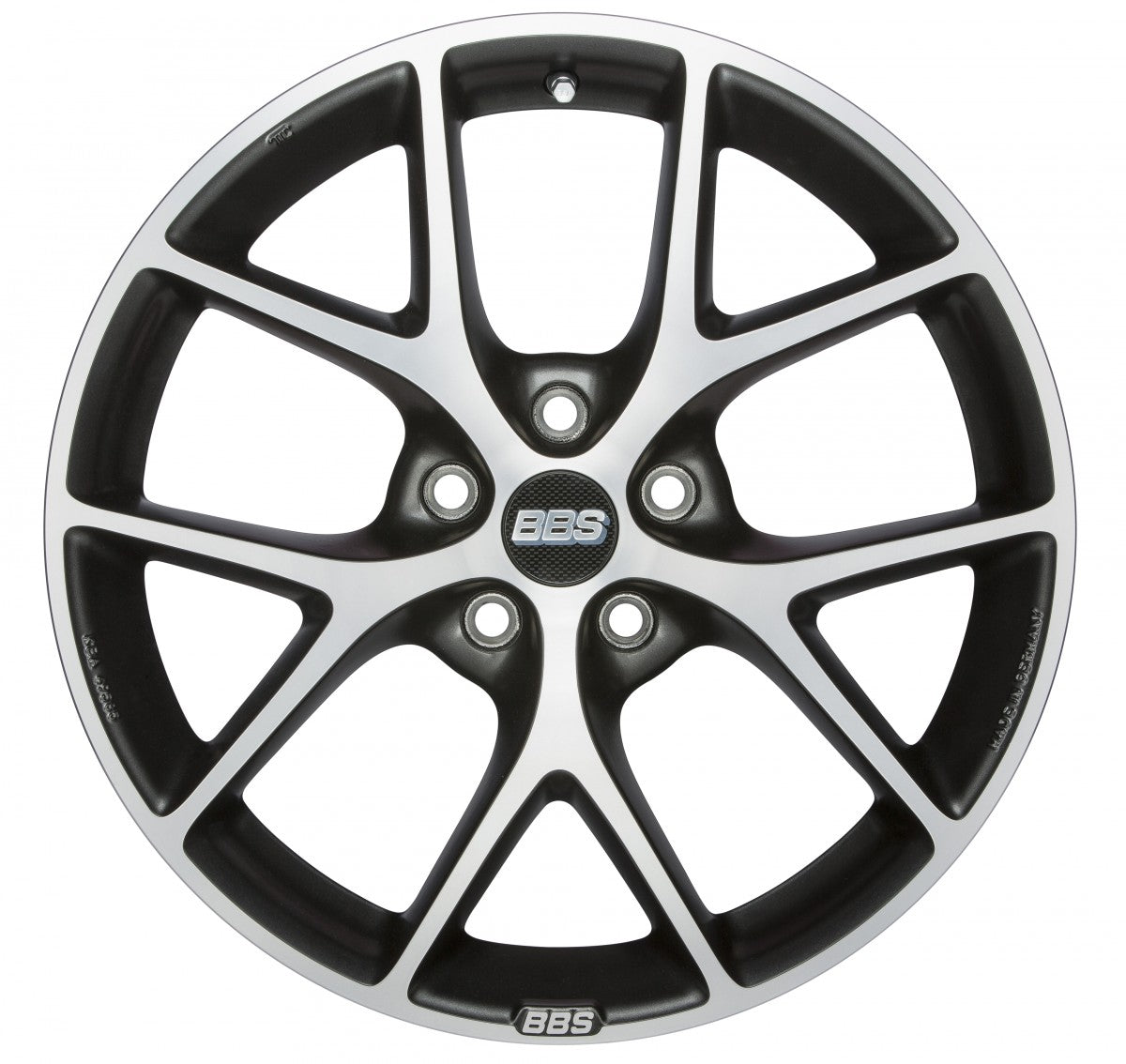 BBS SR vulcano grau diamantgedreht Alufelge 8x18 Zoll ET44 LK 5x120 ML82 – Bild 2
