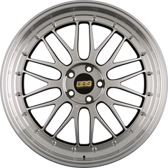 BBS LM Brillantsilber - Felgenbett Diamantgedreht 10x18 Zoll ET50 LK 5x130 ML71.5