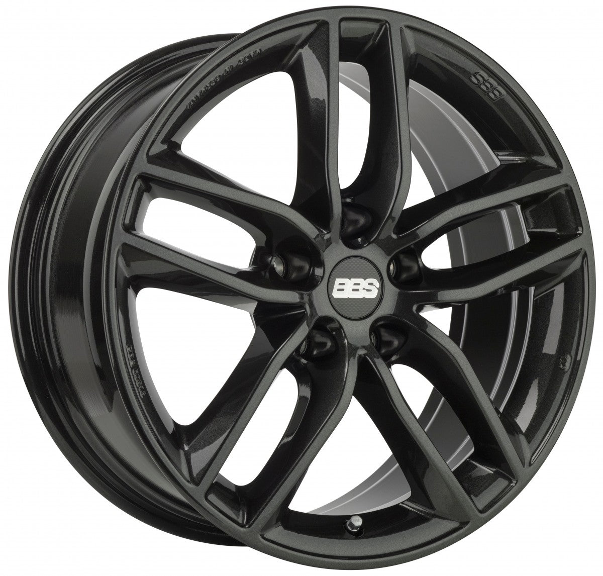 BBS SX kristall-schwarz 8x18 ET45 - LK5/108 ML70