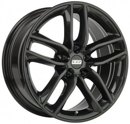 BBS SX kristall-schwarz 7.5x17 ET45 - LK5/112 ML82