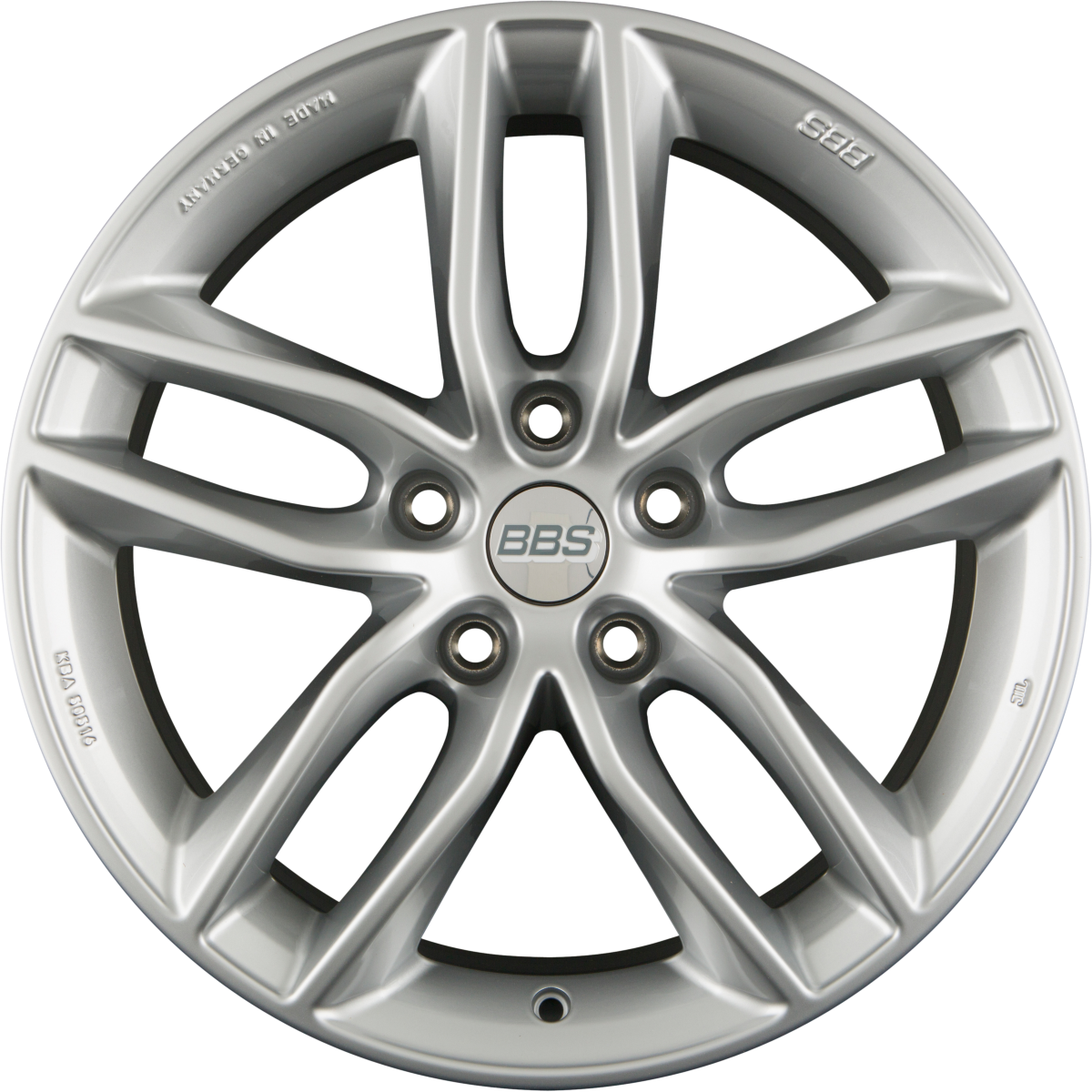 BBS SX Brillantsilber Alufelge 8.5x19 Zoll ET32 LK 5x120 ML82