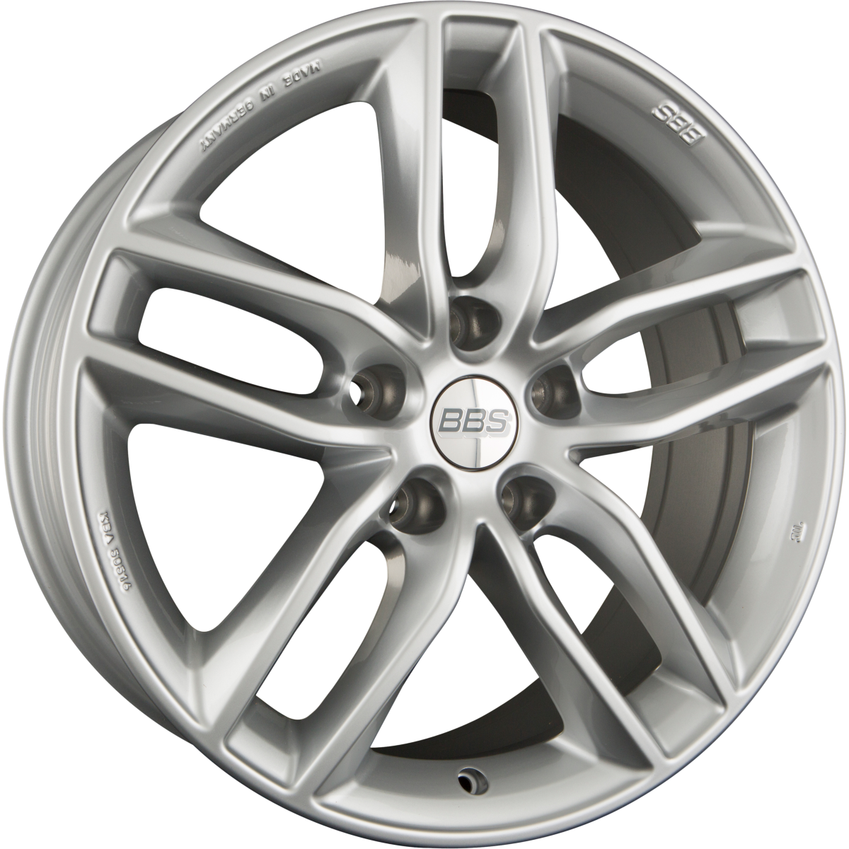 BBS SX Brillantsilber Alufelge 8.5x19 Zoll ET32 LK 5x120 ML82 – Bild 2