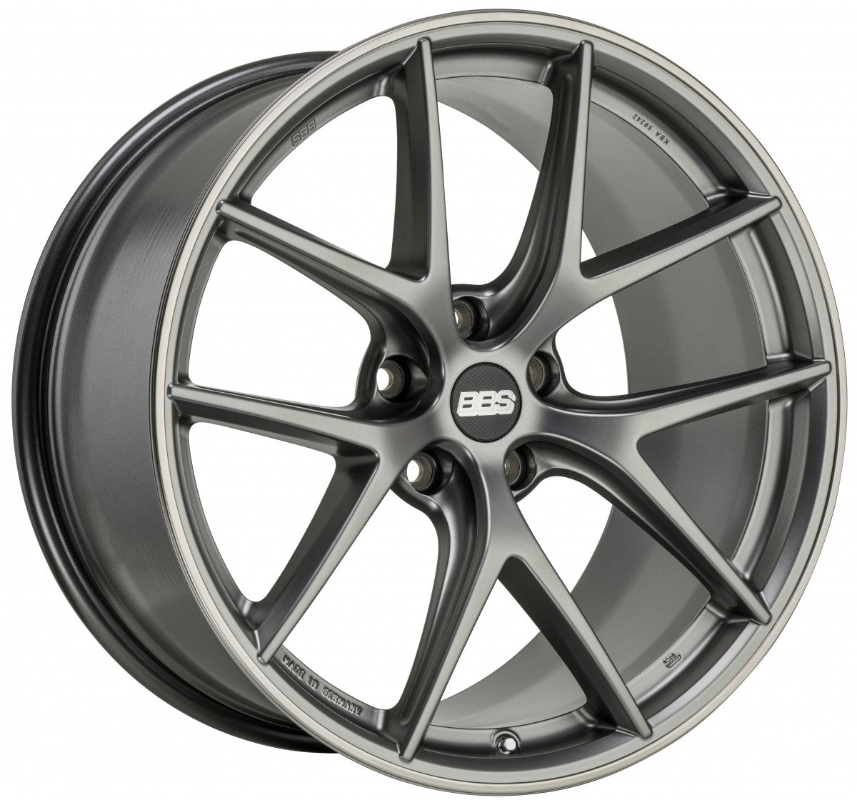 BBS CI-R platinum silber 9x19 ET42 - LK5/112 ML82