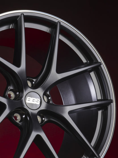 BBS CI-R schwarz matt 10x19 ET25 - LK5/112 ML82