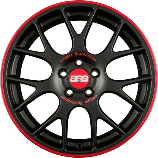 BBS CH-R NÜRBURGRING EDITION - Schwarz Seidenmatt Alufelge 9.5x19 Zoll ET35 LK 5x120 ML82
