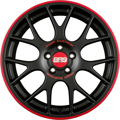 BBS CH-R NÜRBURGRING EDITION - Schwarz Seidenmatt Alufelge 9.5x19 Zoll ET35 LK 5x120 ML82