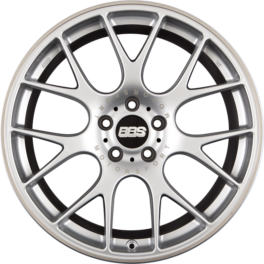 BBS CH-R Brillantsilber mit Edelstahl Anfahrschutz Alufelge 9x20 Zoll ET49 LK 5x130 ML71.6