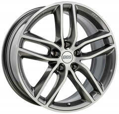 BBS SX platinum silber diamantgedreht Alufelge 8x18 Zoll ET30 LK 5x120 ML82