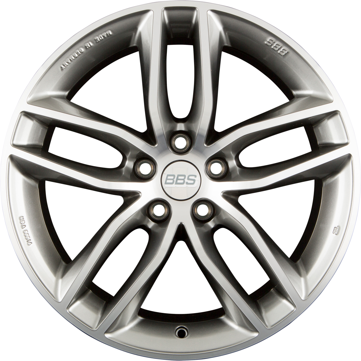 BBS SX Platinum Silber Diamantgedreht Alufelge 8.5x19 Zoll ET46 LK 5x112 ML82