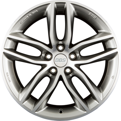 BBS SX Platinum Silber Diamantgedreht Alufelge 8.5x19 Zoll ET46 LK 5x112 ML82