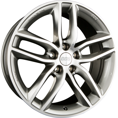 BBS SX Platinum Silber Diamantgedreht Alufelge 8.5x19 Zoll ET46 LK 5x112 ML82 – Bild 2