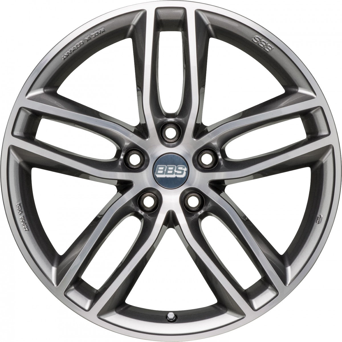 BBS SX platinum silber diamantgedreht Alufelge 9x20 Zoll ET42 LK 5x120 ML82 – Bild 2