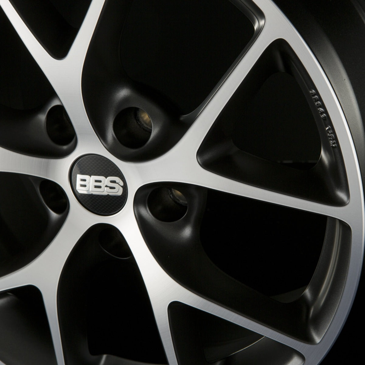 BBS SR Vulcano Grau Diamantgedreht Alufelge 7.5x17 Zoll ET37 LK 5x100 ML70 – Bild 3