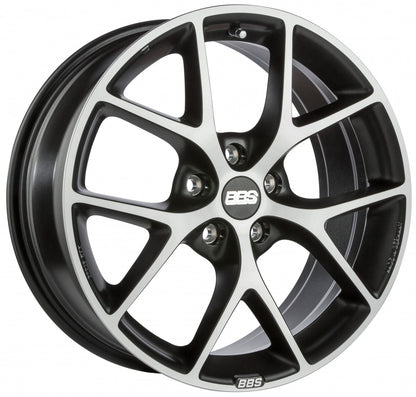BBS SR vulcano grau diamantgedreht Alufelge 8x18 Zoll ET36 LK 5x100 ML70