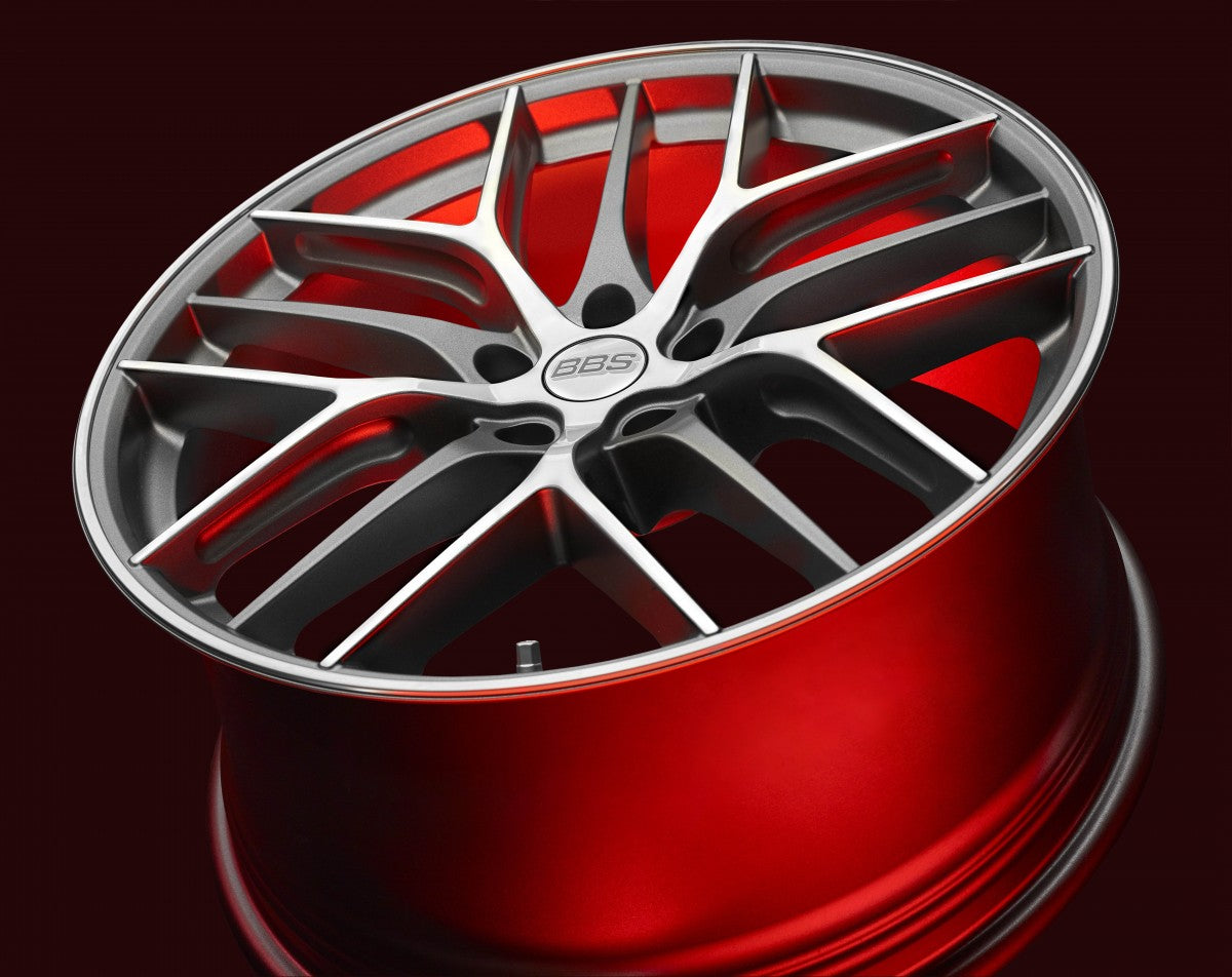BBS CC-R graphit diamantgedreht matt Alufelge 9.5x20 Zoll ET35 LK 5x114.3 ML82 – Bild 3