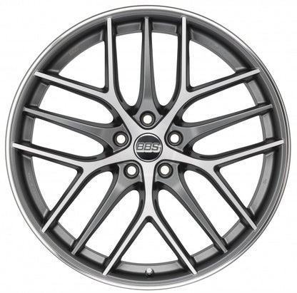 BBS CC-R graphit diamantgedreht matt Alufelge 10.5x20 Zoll ET35 LK 5x120 ML82 – Bild 2