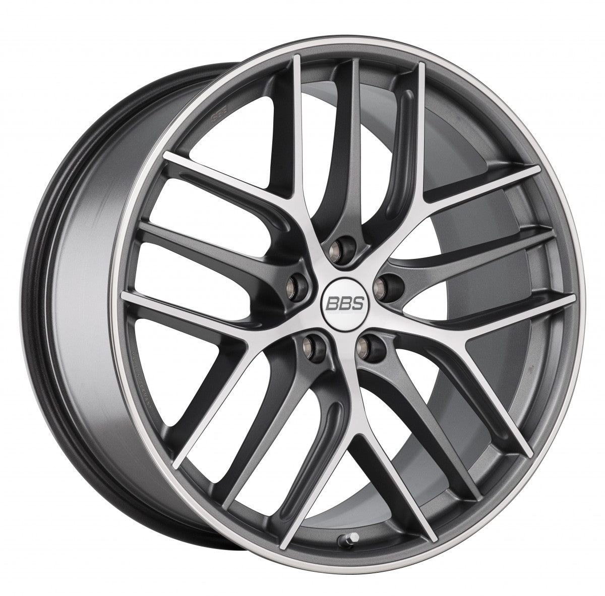 BBS CC-R graphit diamantgedreht matt Alufelge 8x19 Zoll ET45 LK 5x120 ML82