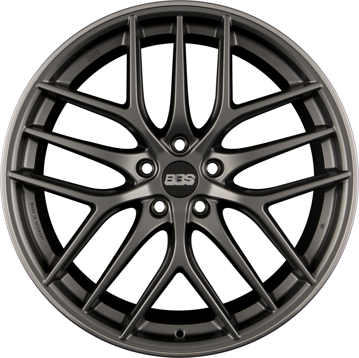 BBS CC-R platinum matt Alufelge 9x19 Zoll ET48 LK 5x120 ML82 – Bild 3