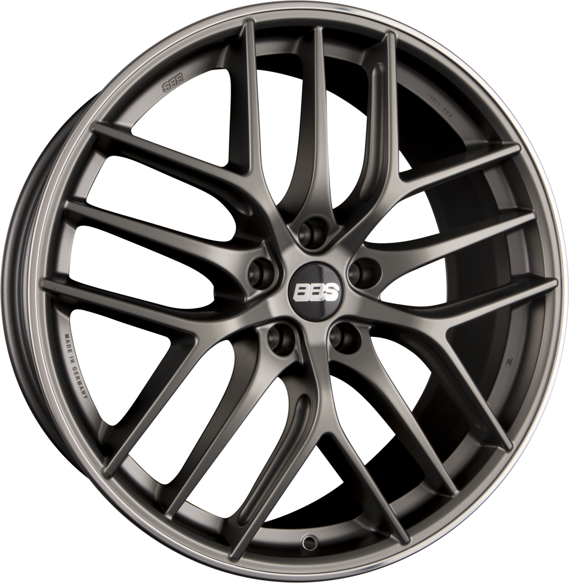 BBS CC-R platinum matt Alufelge 9x19 Zoll ET48 LK 5x120 ML82 – Bild 4