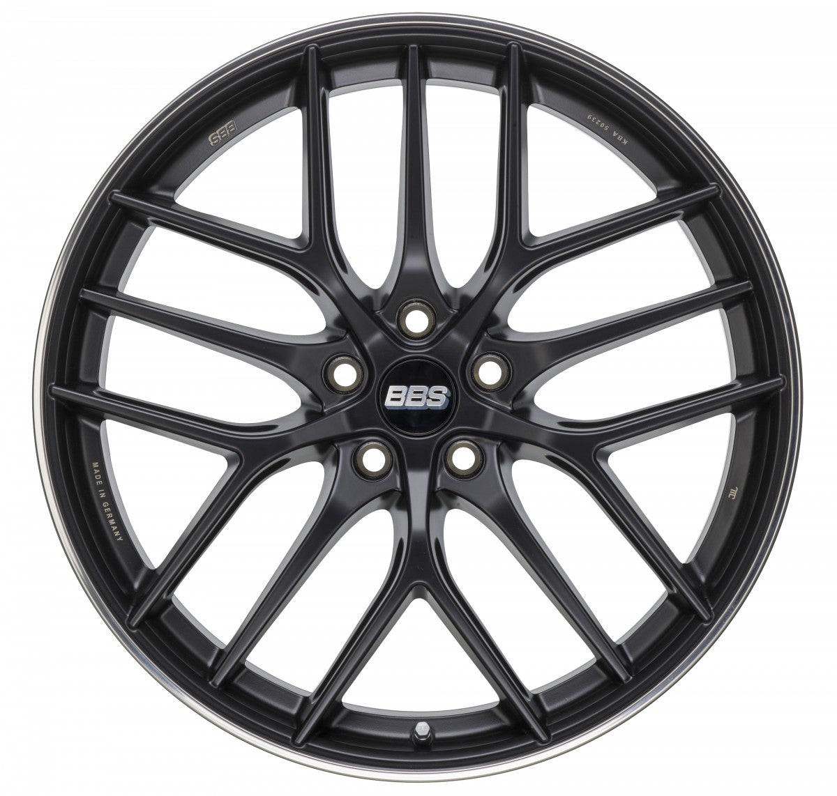 BBS CC-R schwarz matt Alufelge 8x19 Zoll ET45 LK 5x108 ML70 – Bild 2