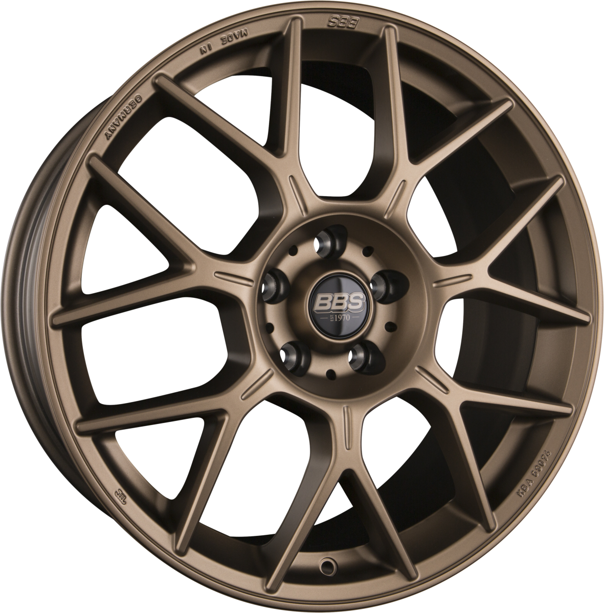 BBS XR Bronze Seidenmatt Alufelge 8.5x19 Zoll ET43 LK 5x108 ML70 – Bild 2