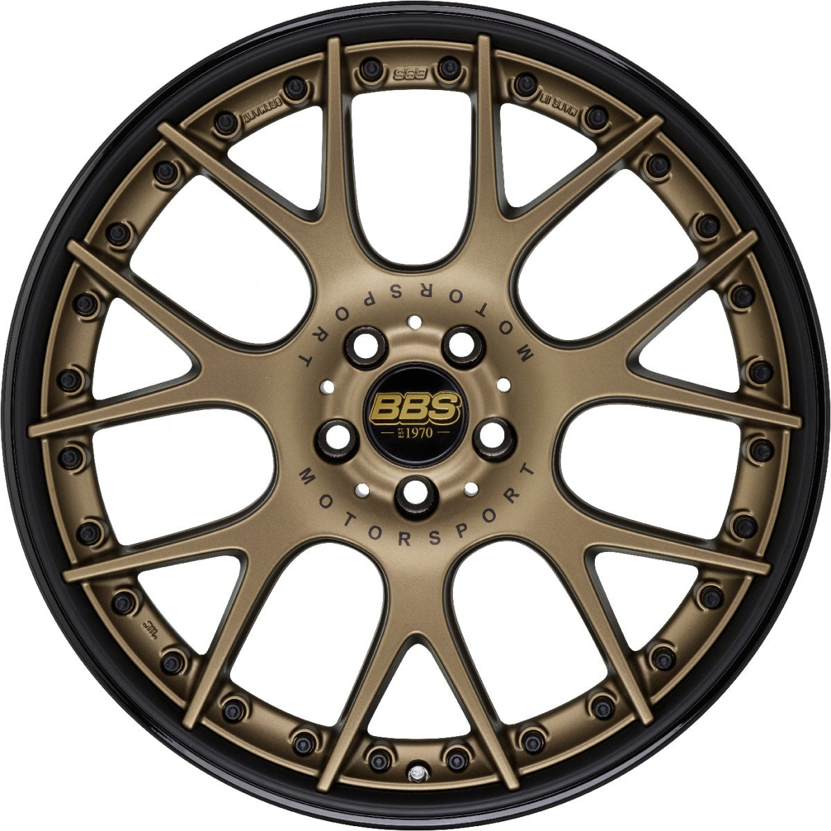 BBS CH-RII bronze matt schwarz Alufelge 10.5x21 Zoll ET47 LK 5x130 ML71.6 – Bild 2