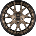 BBS CH-Rii Radstern Bronze Matt - Felgenbett Schwarz mit AFS 9x20 Zoll ET42 LK 5x120 ML82