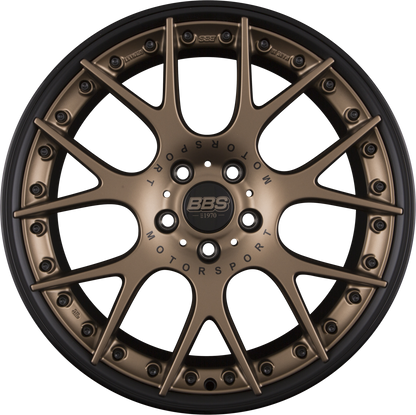 BBS CH-Rii Radstern Bronze Matt - Felgenbett Schwarz mit AFS 9x20 Zoll ET42 LK 5x120 ML82