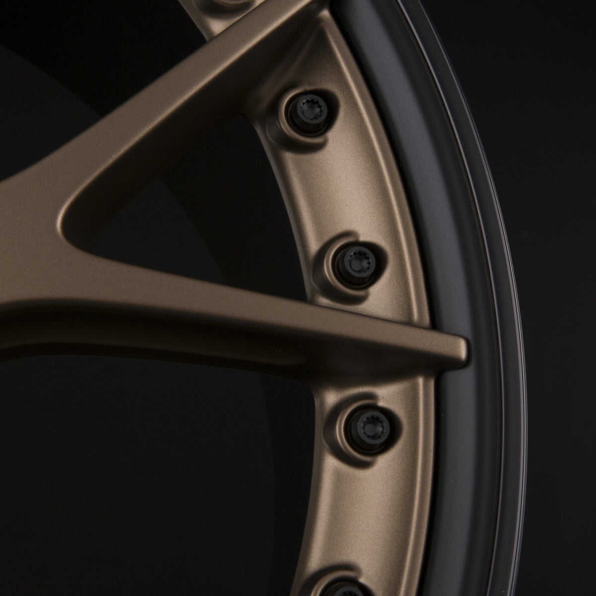 BBS CH-Rii Radstern Bronze Matt - Felgenbett Schwarz mit AFS 10.5x22 Zoll ET18 LK 5x112 ML66.6 – Bild 5