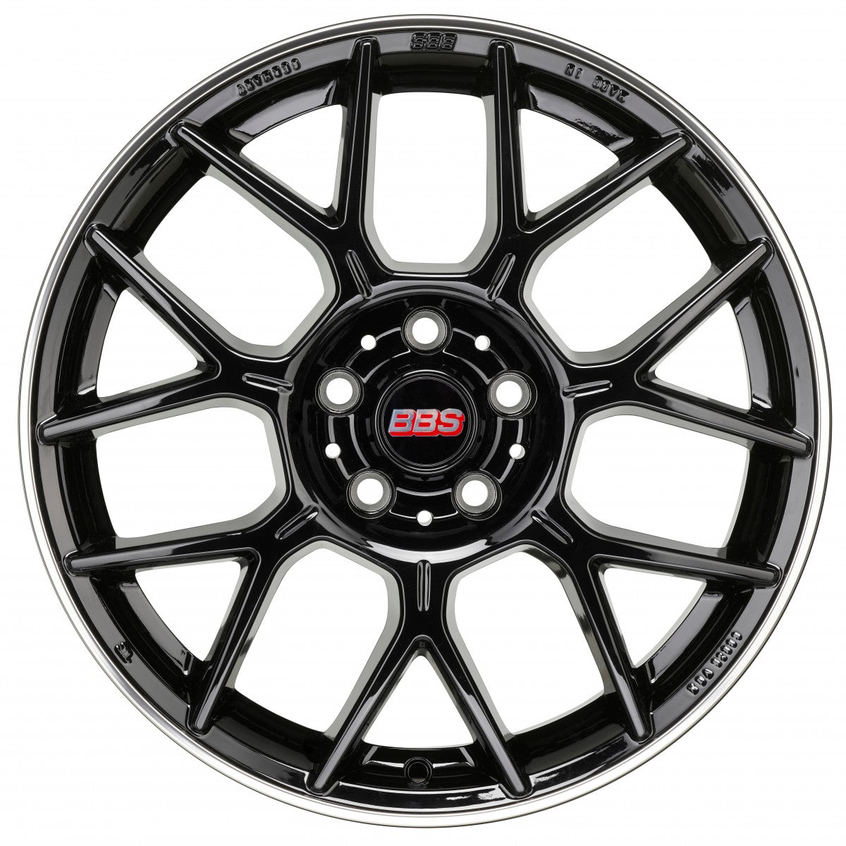 BBS XR schwarz Alufelge 8.5x19 Zoll ET40 LK 5x114.3 ML82 – Bild 4
