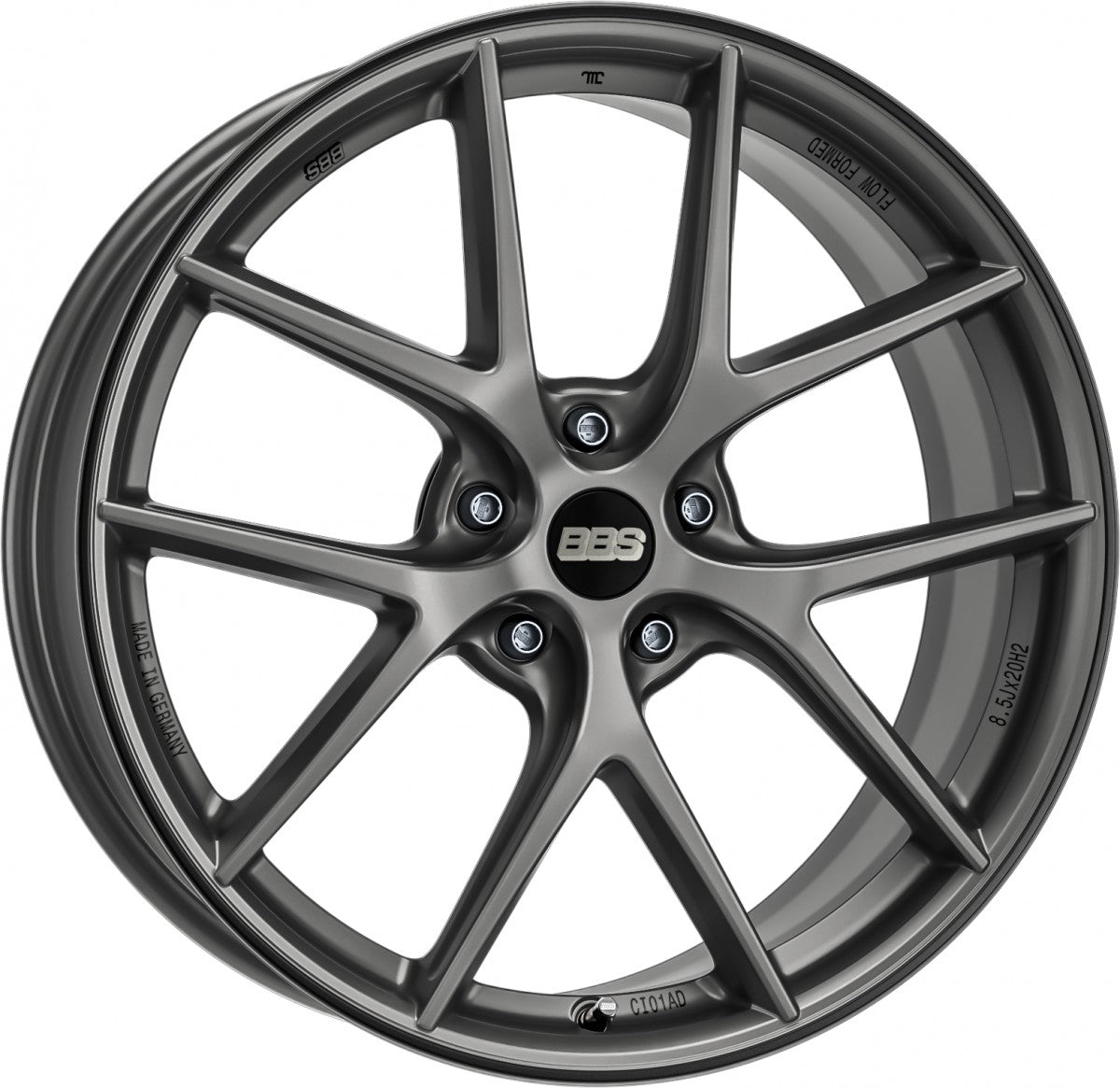 BBS CI-R AD platinum silber Alufelge 10.5x21 Zoll ET65.5 LK 5x117.5 ML70.05 – Bild 7