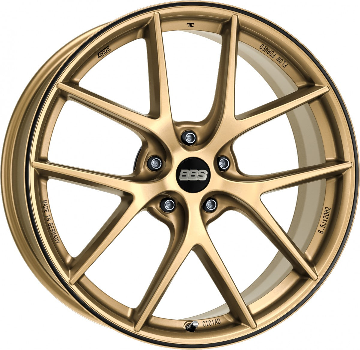 BBS CI-R AD racing gold Alufelge 8x20 Zoll ET59 LK 5x117.5 ML70.05 – Bild 7