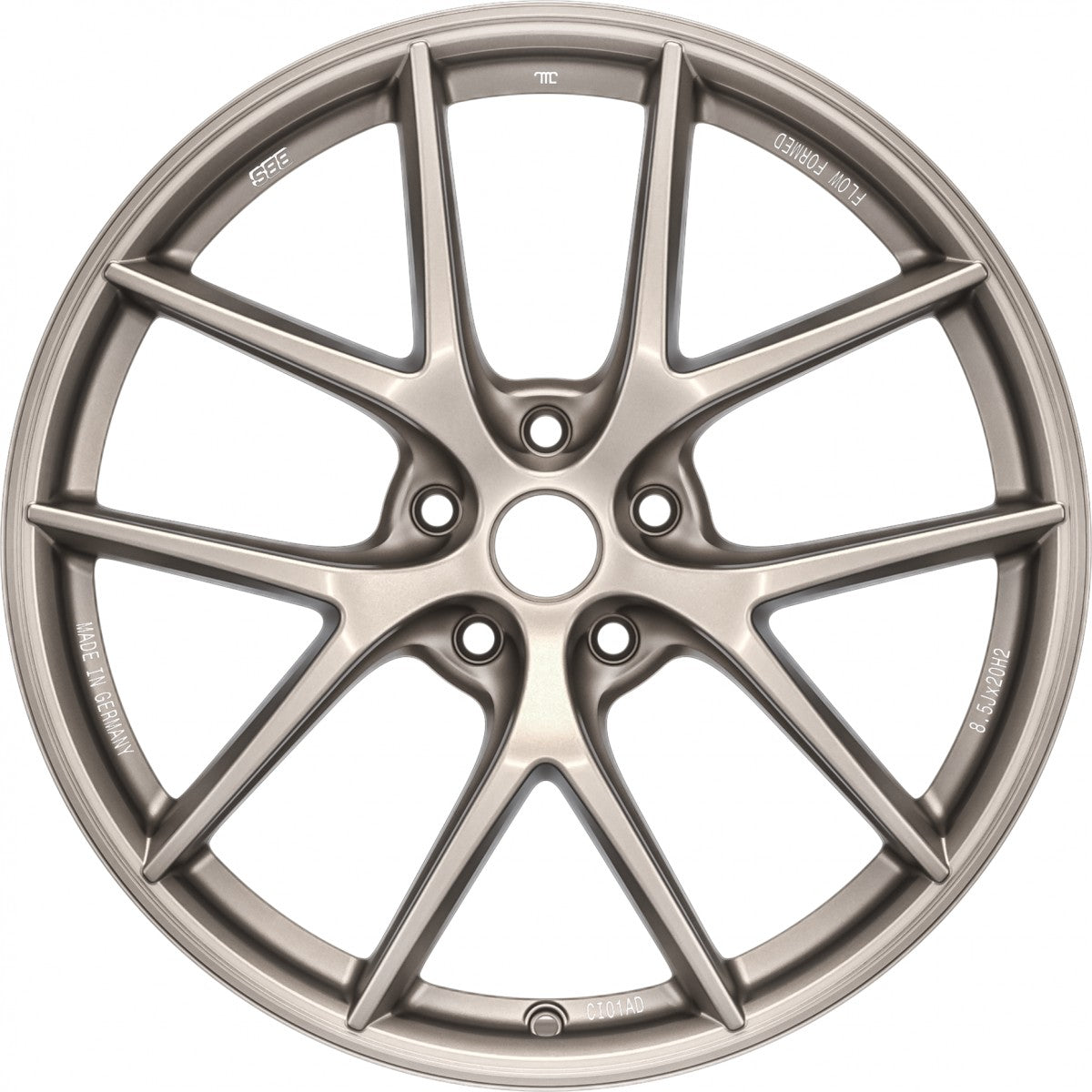 BBS CI-R AD weißgold Alufelge 8.5x20 Zoll ET39 LK 5x117.5 ML70.05 – Bild 2
