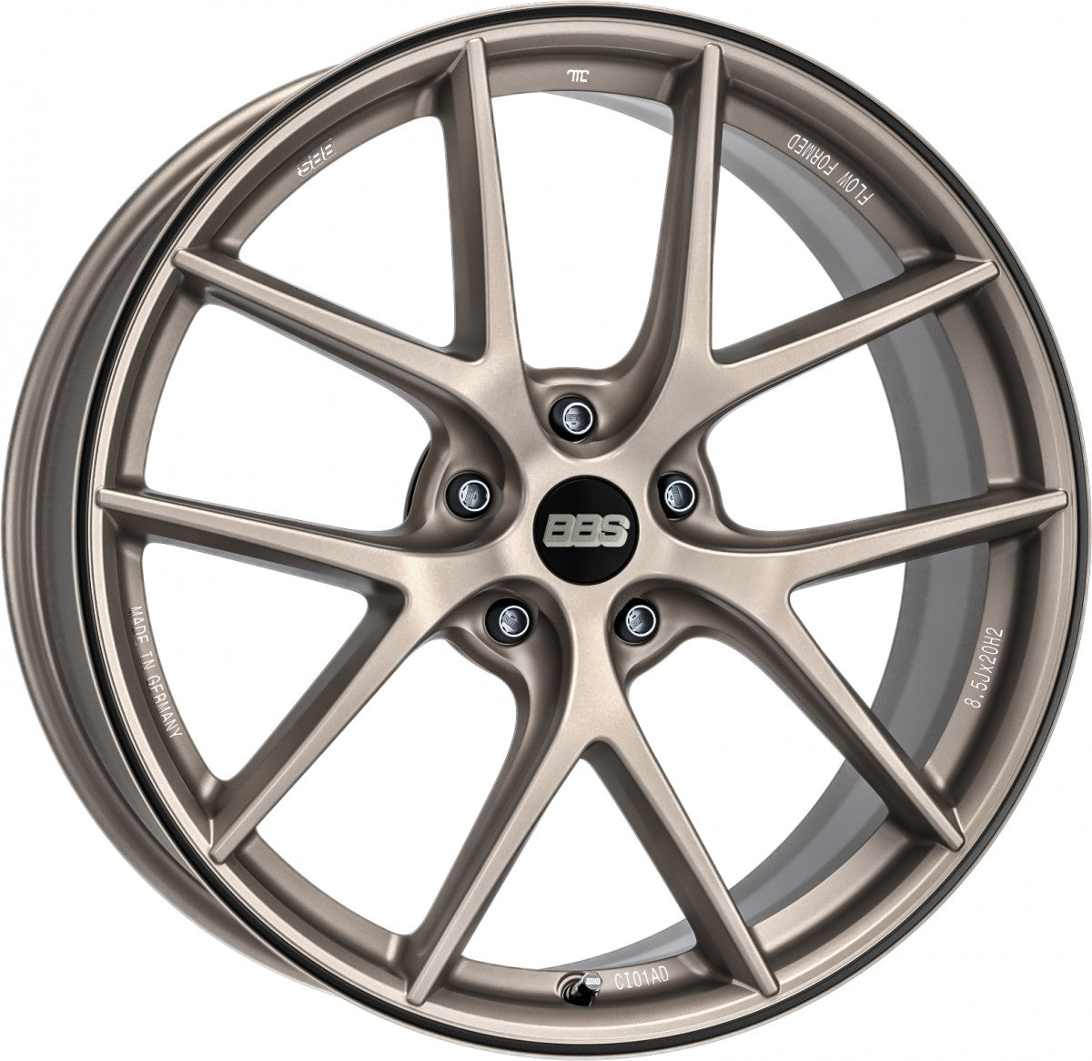 BBS CI-R AD weißgold Alufelge 8.5x20 Zoll ET39 LK 5x117.5 ML70.05 – Bild 7