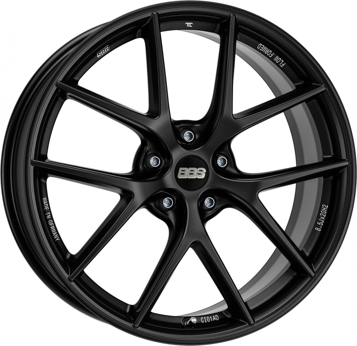 BBS CI-R AD schwarz matt Alufelge 10.5x21 Zoll ET35 LK 5x117.5 ML70.05 – Bild 7