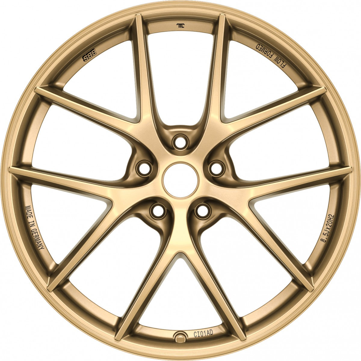BBS CI-R AD racing gold Alufelge 10.5x21 Zoll ET35 LK 5x117.5 ML70.05 – Bild 2