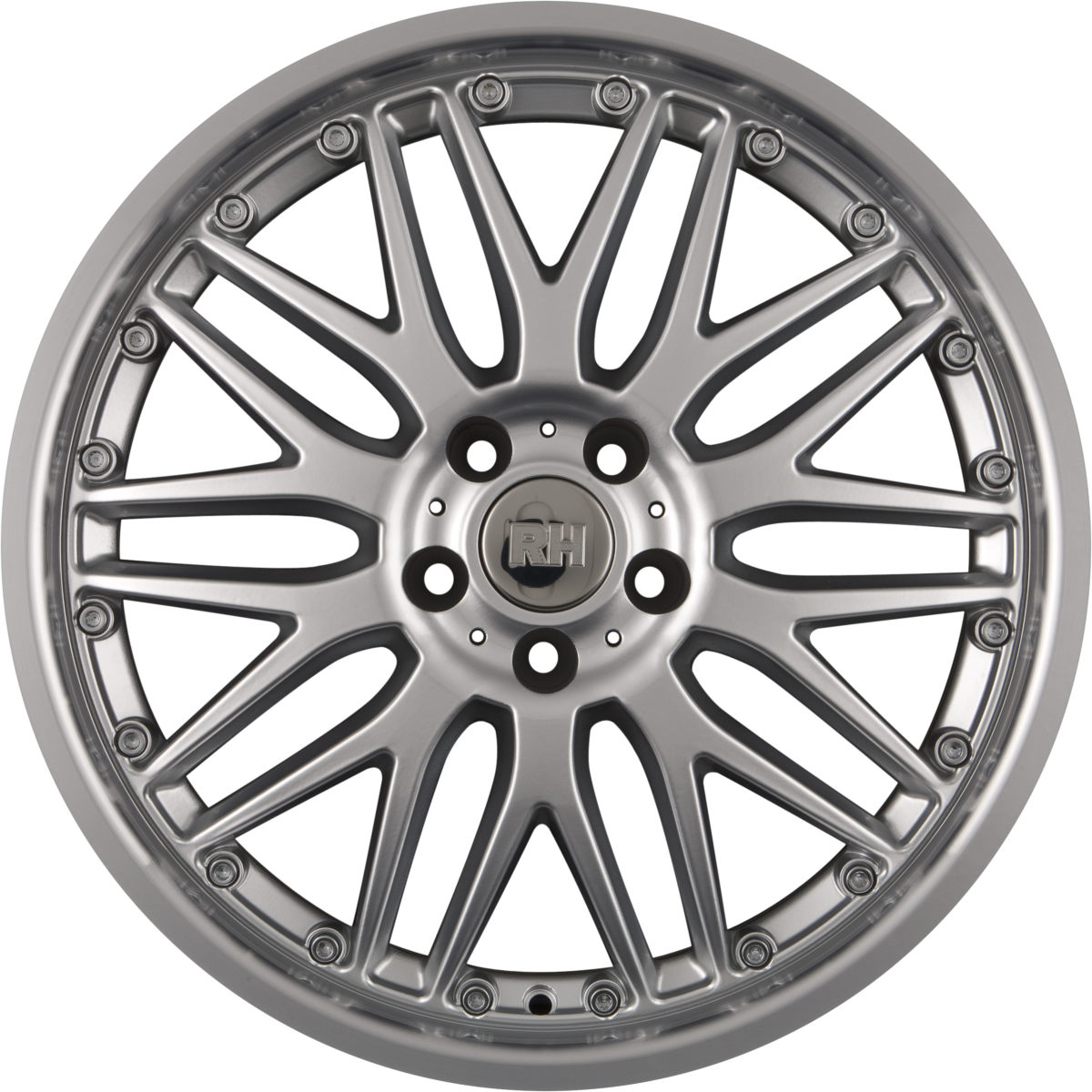 RH Alurad AW Crossline Sport Silber Hornpoliert Alufelge 8.5x19 Zoll ET35 LK 5x112 ML72.6