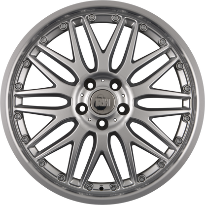 RH Alurad AW Crossline Sport Silber Hornpoliert Alufelge 8.5x19 Zoll ET35 LK 5x112 ML72.6