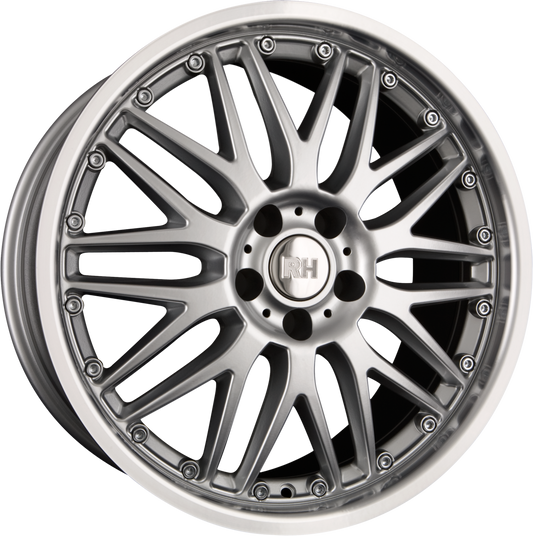RH Alurad AW Crossline Sport Silber Hornpoliert Alufelge 8.5x19 Zoll ET35 LK 5x112 ML72.6 – Bild 2