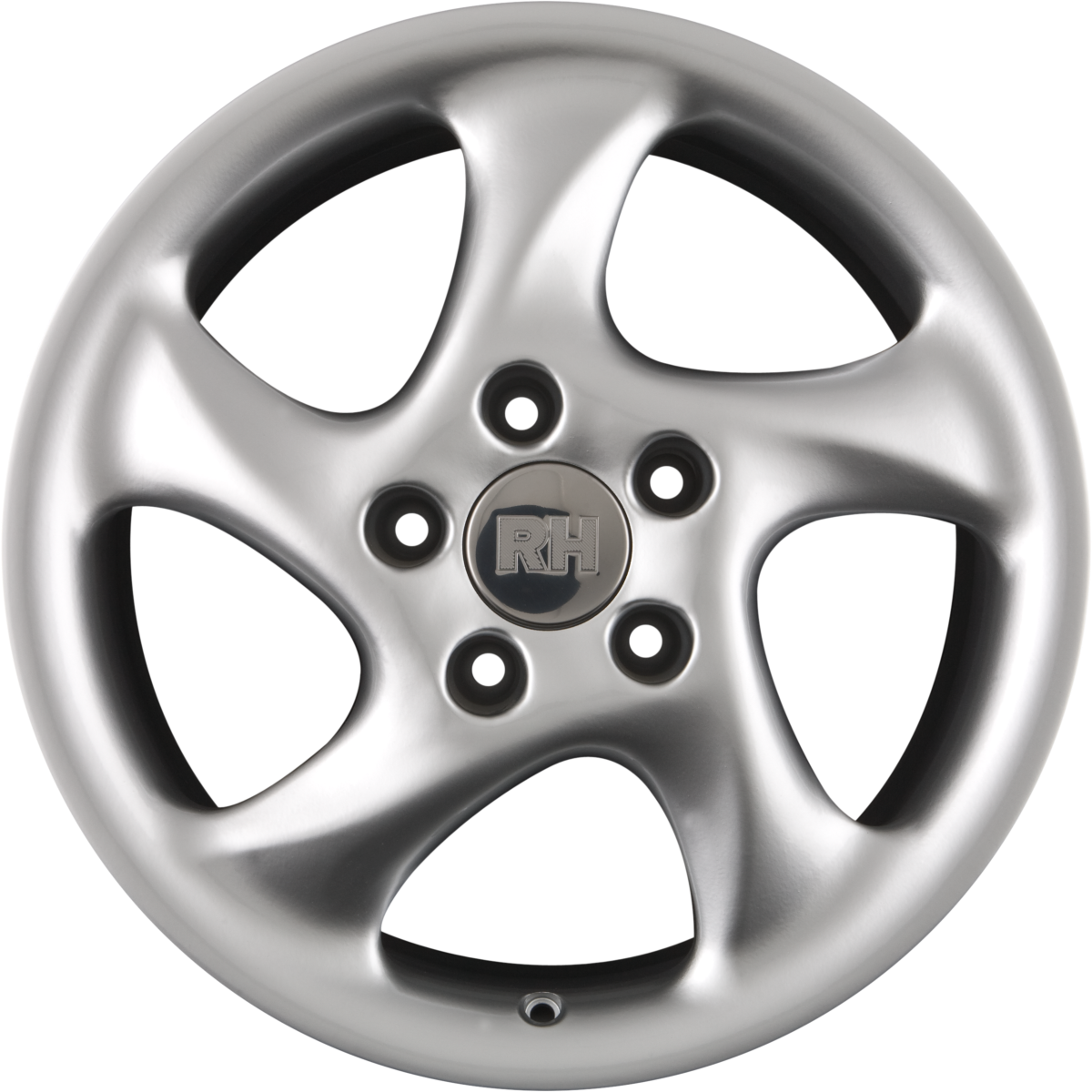 RH Alurad AH Turbo sport-silber lackiert Alufelge 10x18 Zoll ET40 LK 5x130 ML71.5 – Bild 4