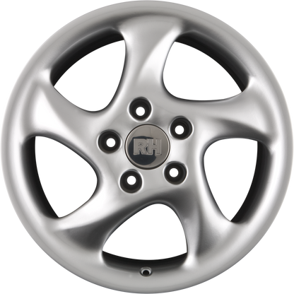 RH Alurad AH Turbo sport-silber lackiert Alufelge 10x18 Zoll ET40 LK 5x130 ML71.5 – Bild 4