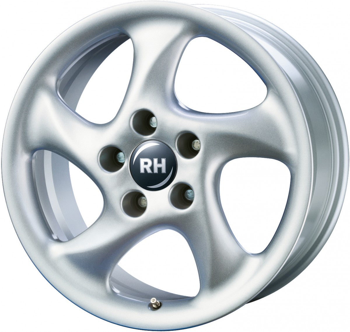 RH Alurad AH Turbo sport-silber lackiert Alufelge 10x18 Zoll ET40 LK 5x130 ML71.5