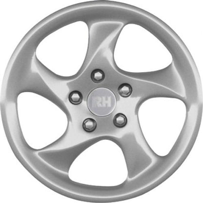RH Alurad AH Turbo sport-silber lackiert Alufelge 10x18 Zoll ET54 LK 5x130 ML71.5 – Bild 2