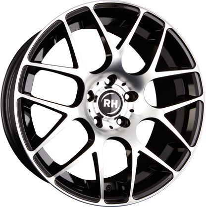 RH Alurad Nbu Race Schwarz voll poliert Alufelge 8.5x18 Zoll ET45 LK 5x108 ML72.6 – Bild 2
