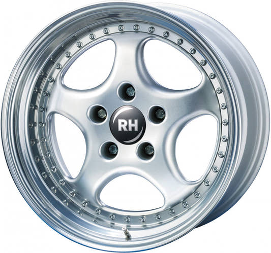 RH Alurad P Rad silber horn hochglanz poliert Alufelge 8.5x18 Zoll ET59 LK 5x130 ML71.5