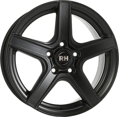 RH Alurad AR4 racing schwarz lackiert Alufelge 6.5x15 Zoll ET45 LK 5x112 ML72.6