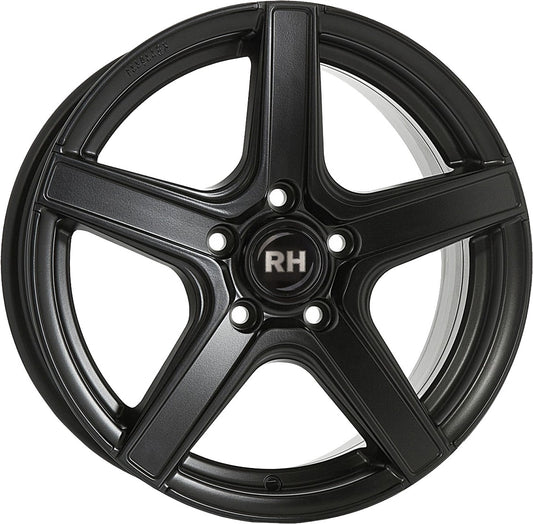 RH Alurad AR4 racing schwarz lackiert Alufelge 6.5x15 Zoll ET45 LK 5x112 ML72.6