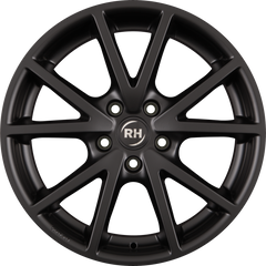 RH Alurad DE Sports Racing Schwarz Alufelge 7x16 Zoll ET35 LK 5x114.3 ML72.6