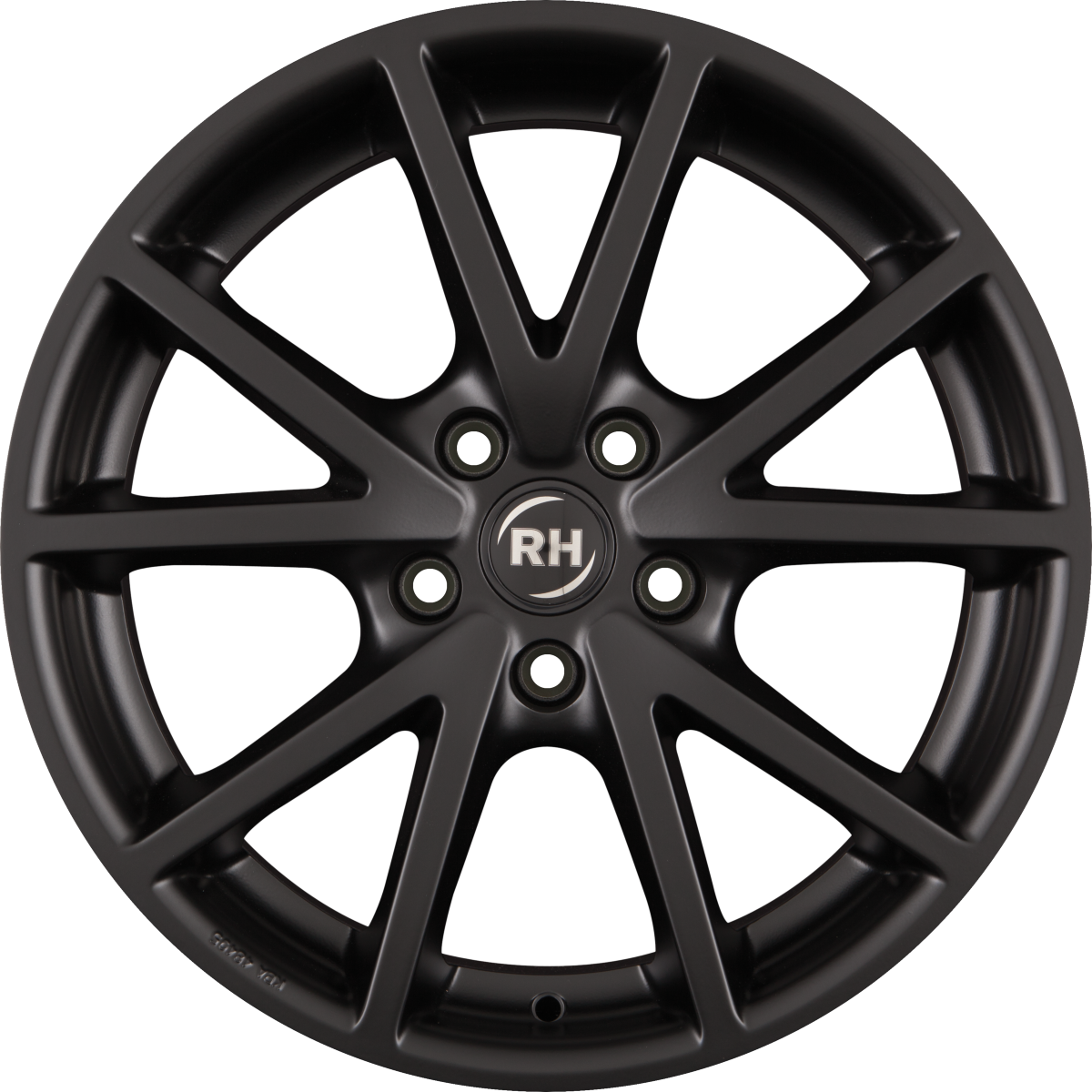 RH Alurad DE Sports Racing Schwarz Alufelge 7x16 Zoll ET45 LK 5x114.3 ML72.6